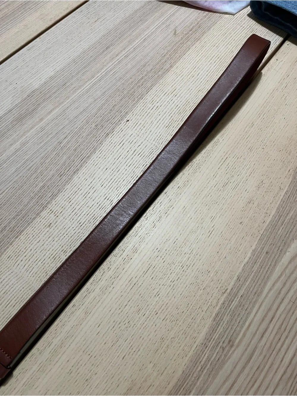 J.Crew women’s Italian leather brown belt - Picture 2 of 8